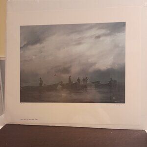 VTG Herb Jones Offset Lithograph Print "First Light"